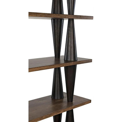 Mood Wood Brown Etagere-Etageres-Noir-LOOMLAN