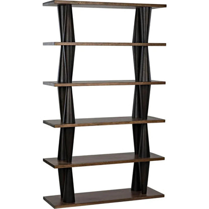 Mood Wood Brown Etagere-Etageres-Noir-LOOMLAN