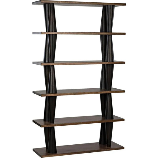 Mood Wood Brown Etagere-Etageres-Noir-LOOMLAN