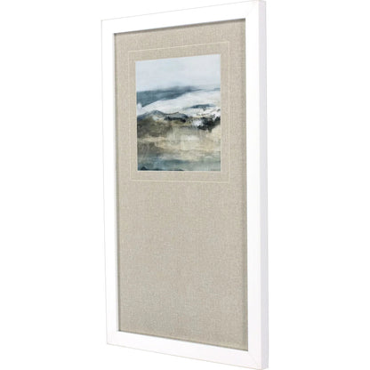 Moody Seas Blue Framed Wall Art