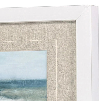 Moody Seas Blue Framed Wall Art