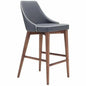 Moor Counter Chair Dark Gray - LOOMLAN - Zuo Modern - Counter Stools