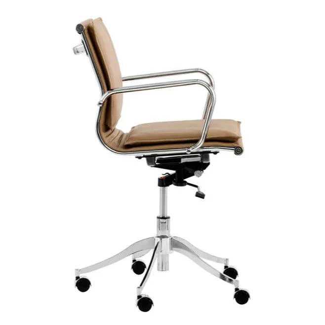 Morgan Leather Office Chair-Office Chairs-SUNPAN-LOOMLAN