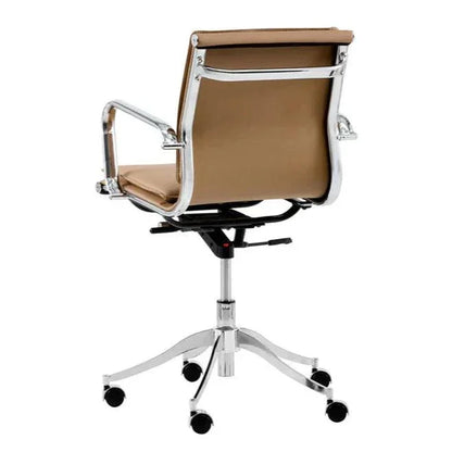 Morgan Leather Office Chair-Office Chairs-SUNPAN-LOOMLAN