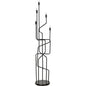 Moriarty Floor Lamp, Black Metal-Floor Lamps-Noir-LOOMLAN
