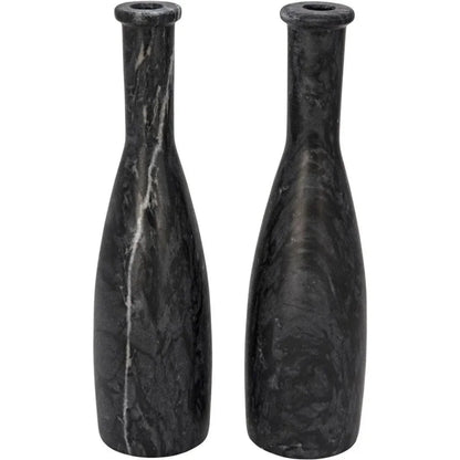 Moris Decorative Marble Candleholder 2Pc