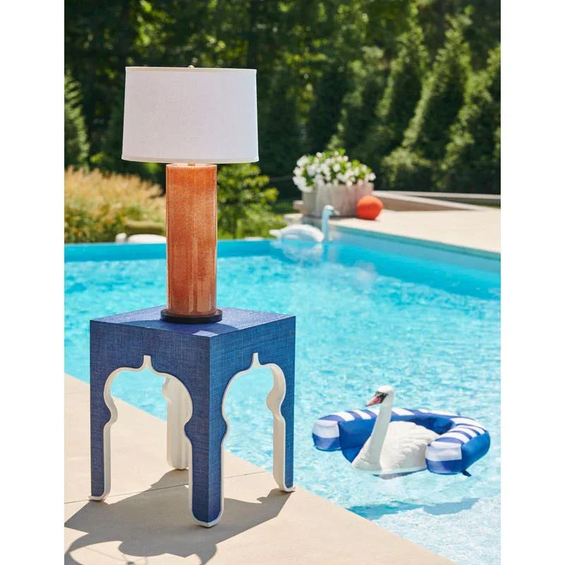Moroccan Shaped Blue Side Table - LOOMLAN - Chelsea House - Side Tables