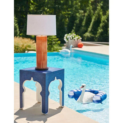 Moroccan Shaped Blue Side Table - LOOMLAN - Chelsea House - Side Tables