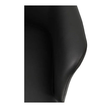 Morris Leather Swivel Office Chair-Office Chairs-Moe's Home-LOOMLAN