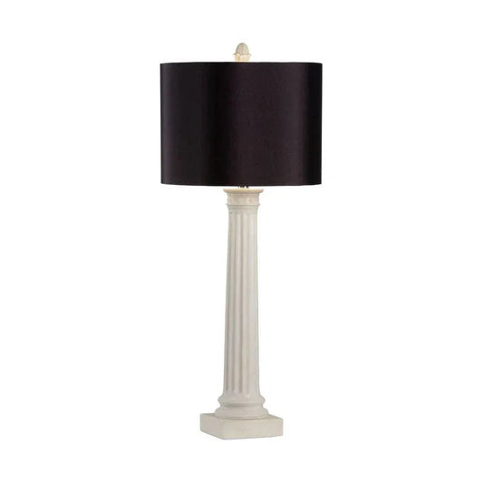 Morris White Table Lamp - LOOMLAN - Wildwood - Table Lamps