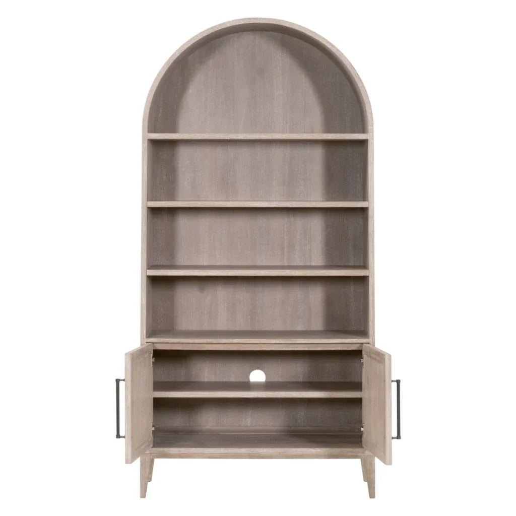Morris Wooden Storage Bookcase - LOOMLAN - Essentials For Living - Bookcases