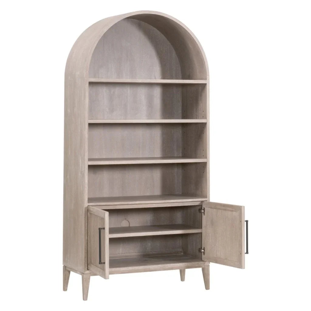 Morris Wooden Storage Bookcase - LOOMLAN - Essentials For Living - Bookcases
