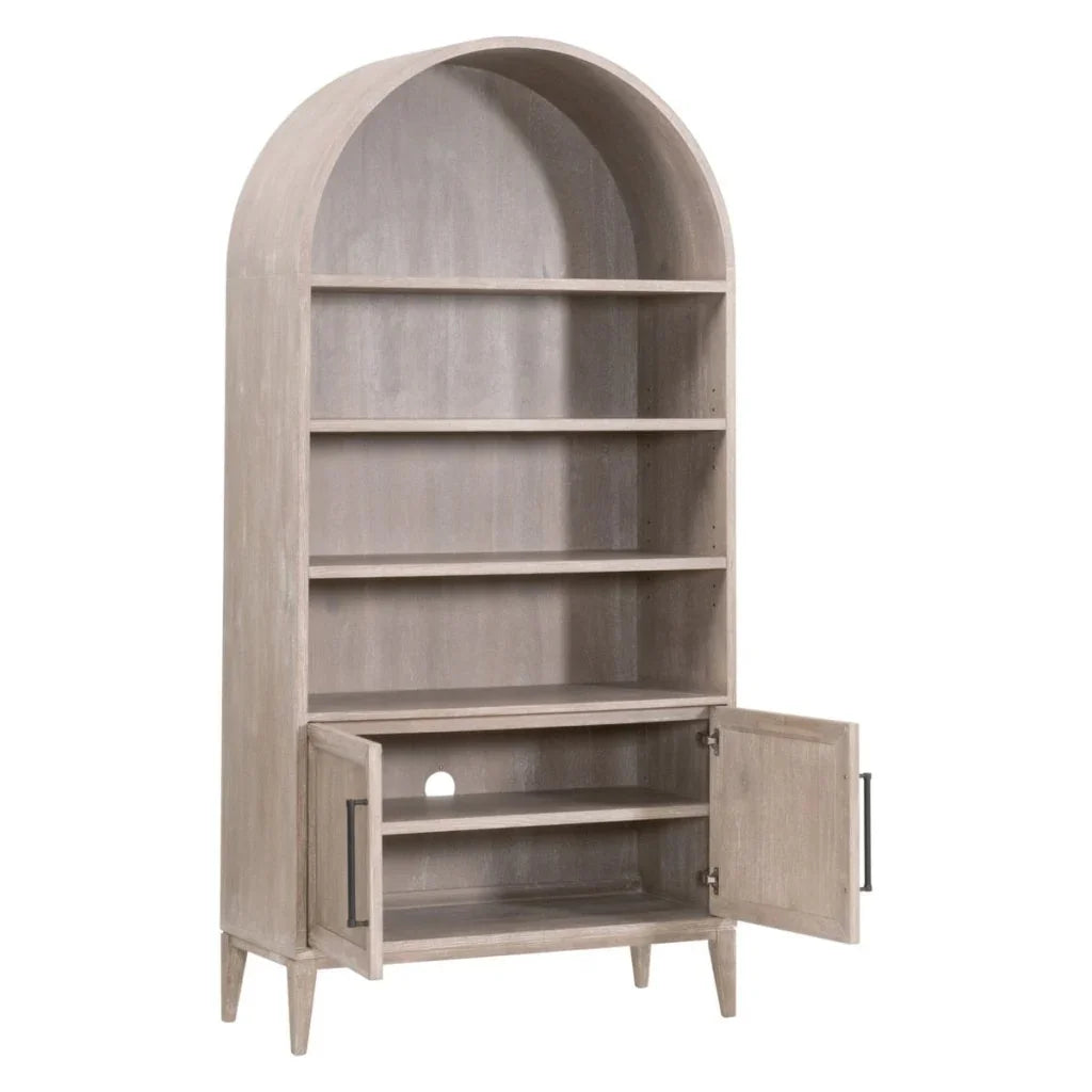 Morris Wooden Storage Bookcase - LOOMLAN - Essentials For Living - Bookcases