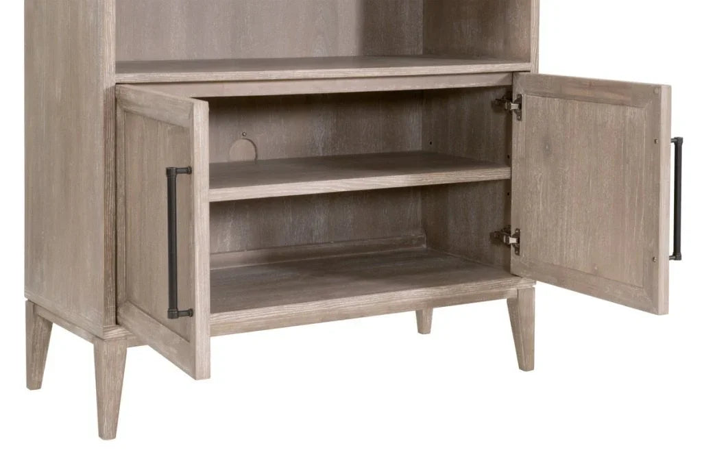 Morris Wooden Storage Bookcase - LOOMLAN - Essentials For Living - Bookcases