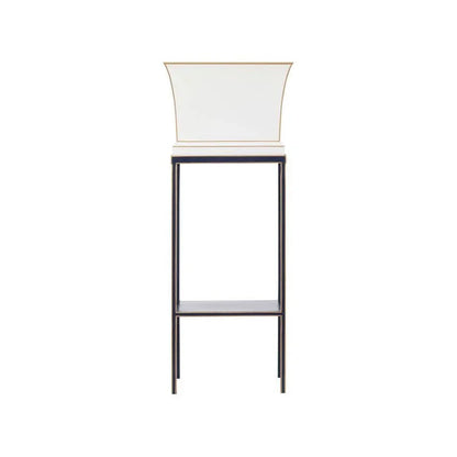 Morrow Tole White Planter - LOOMLAN - Chelsea House - Planters