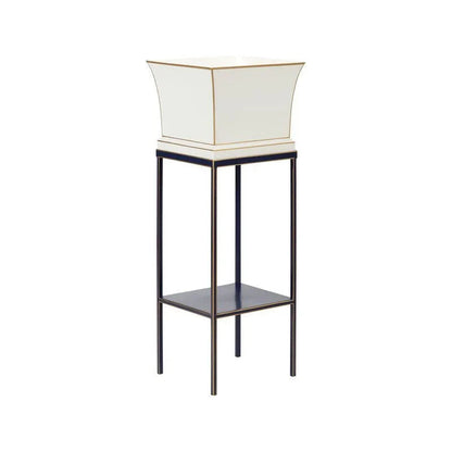 Morrow Tole White Planter - LOOMLAN - Chelsea House - Planters