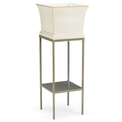 Morrow Tole White Planter