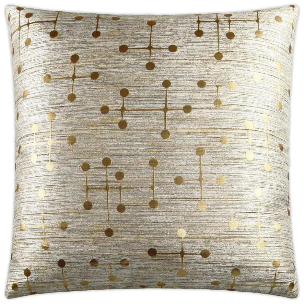 Morse Gold Throw Pillow With Insert - LOOMLAN - D.V. Kap - Throw Pillows