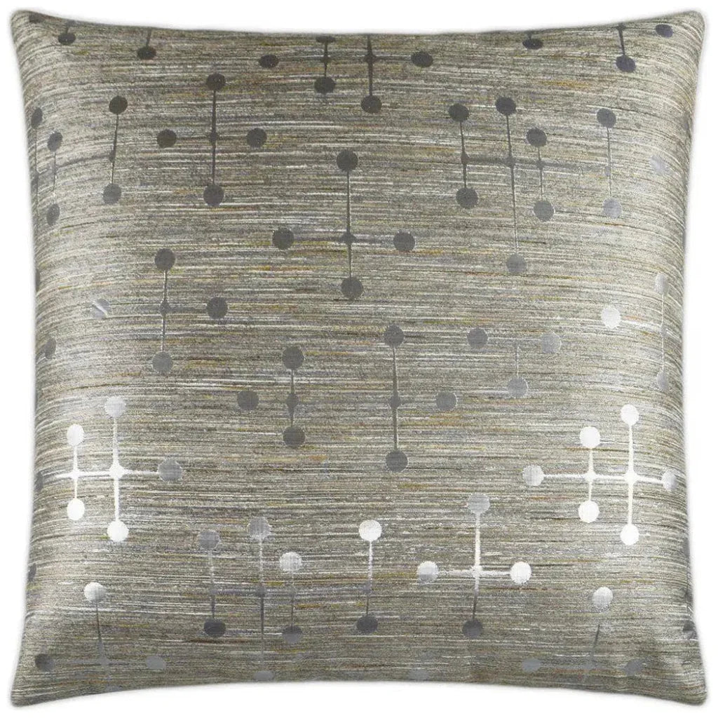 Morse Grey Throw Pillow With Insert - LOOMLAN - D.V. Kap - Throw Pillows