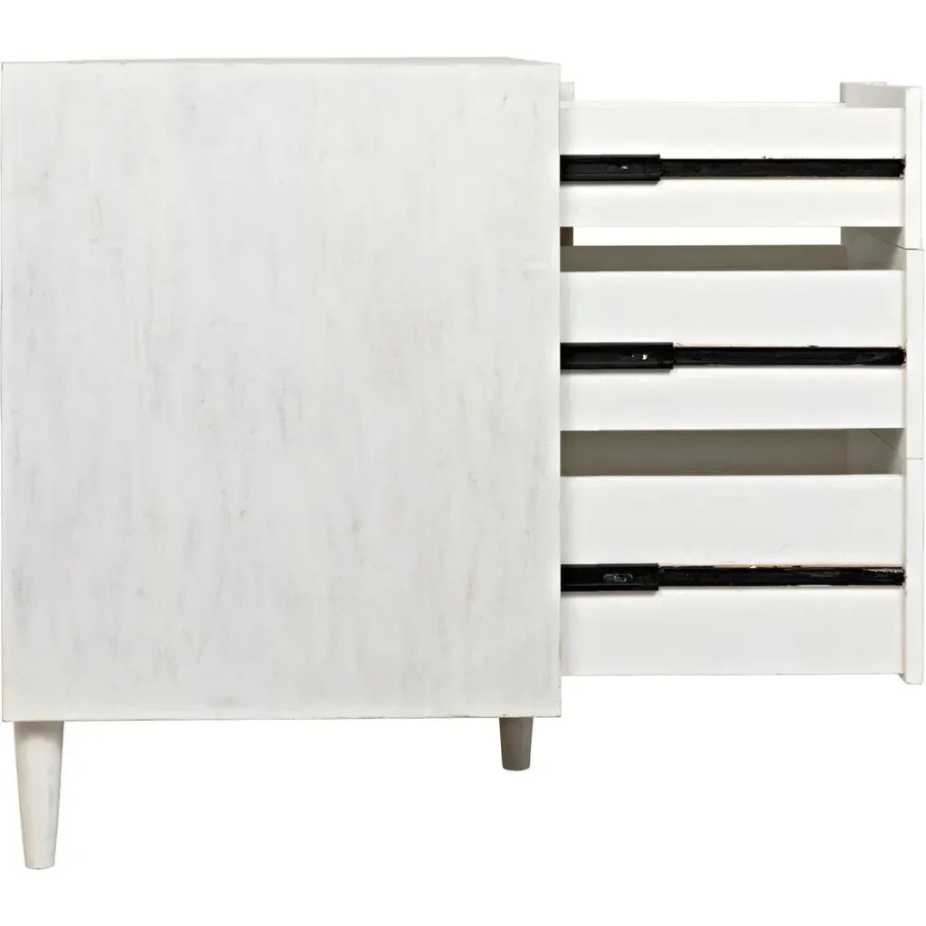 Morten Nine Drawers Wood Dresser