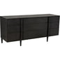 Morten Nine Drawers Wood Dresser
