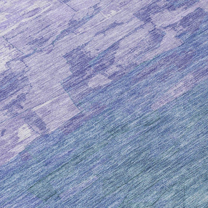 Mosselia Blue Washable Indoor - Outdoor Rug - LOOMLAN - LOOMLAN Rugs - Outdoor Rugs