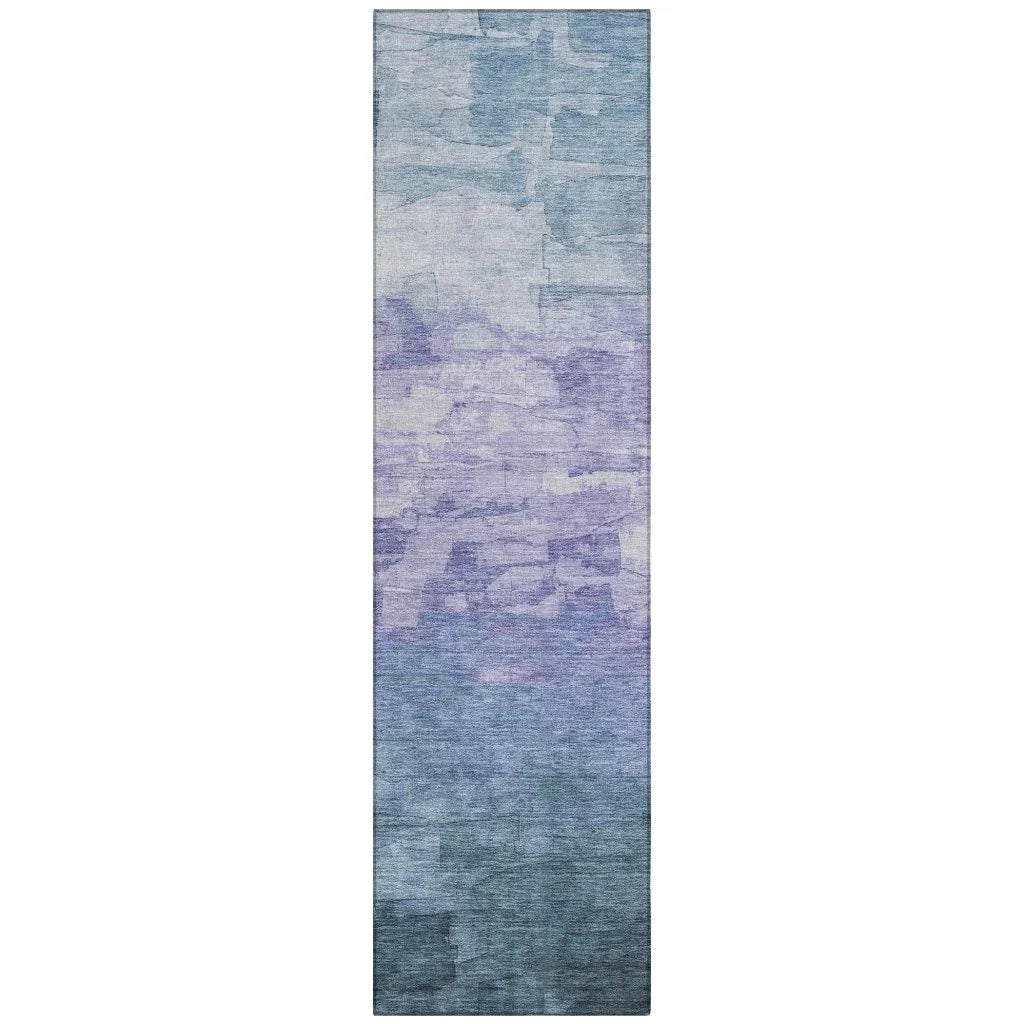 Mosselia Blue Washable Indoor - Outdoor Rug - LOOMLAN - LOOMLAN Rugs - Outdoor Rugs
