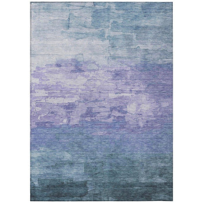 Mosselia Blue Washable Indoor - Outdoor Rug - LOOMLAN - LOOMLAN Rugs - Outdoor Rugs