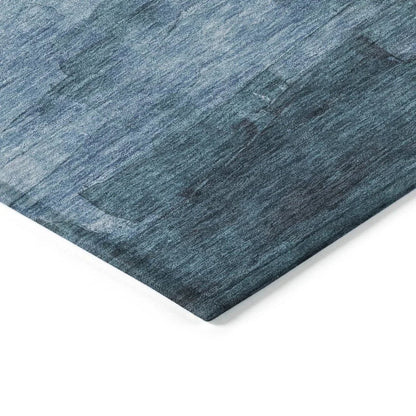 Mosselia Blue Washable Indoor - Outdoor Rug - LOOMLAN - LOOMLAN Rugs - Outdoor Rugs