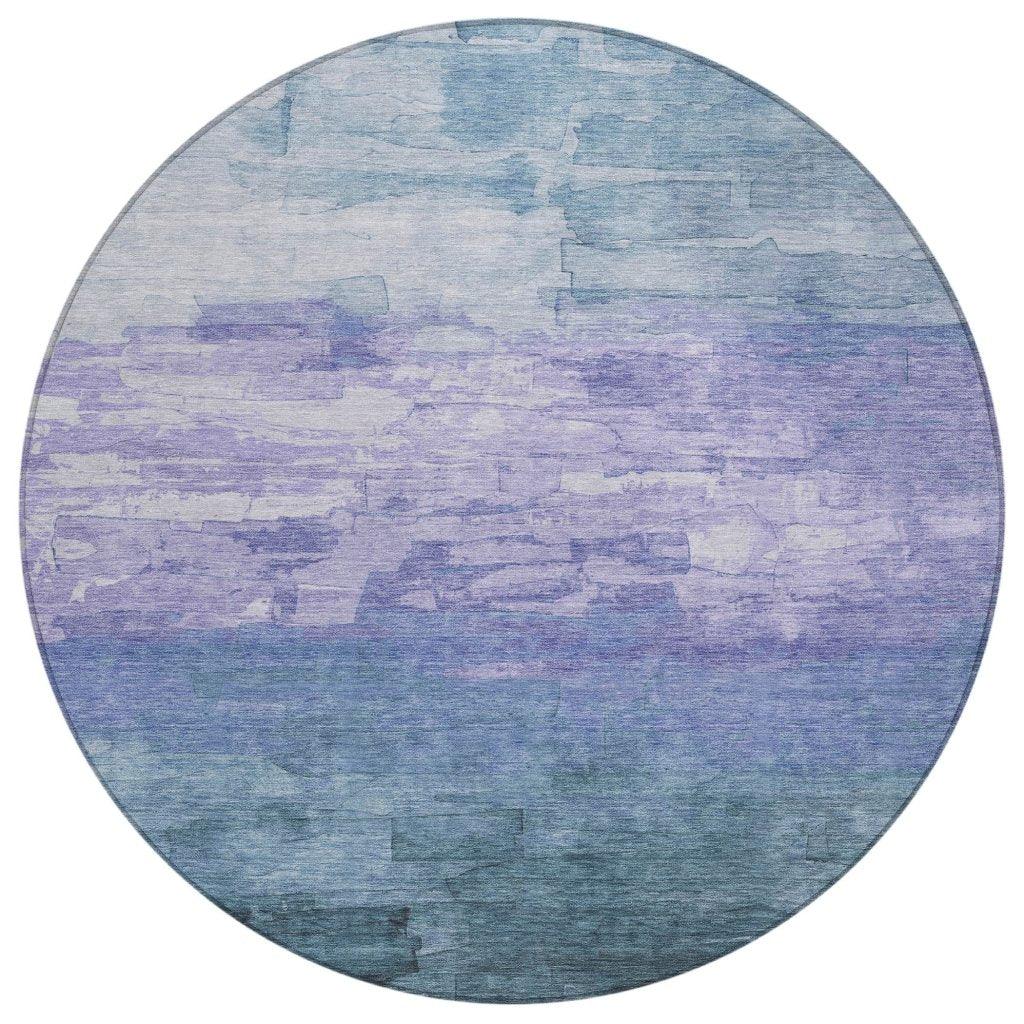 Mosselia Blue Washable Indoor - Outdoor Rug - LOOMLAN - LOOMLAN Rugs - Outdoor Rugs