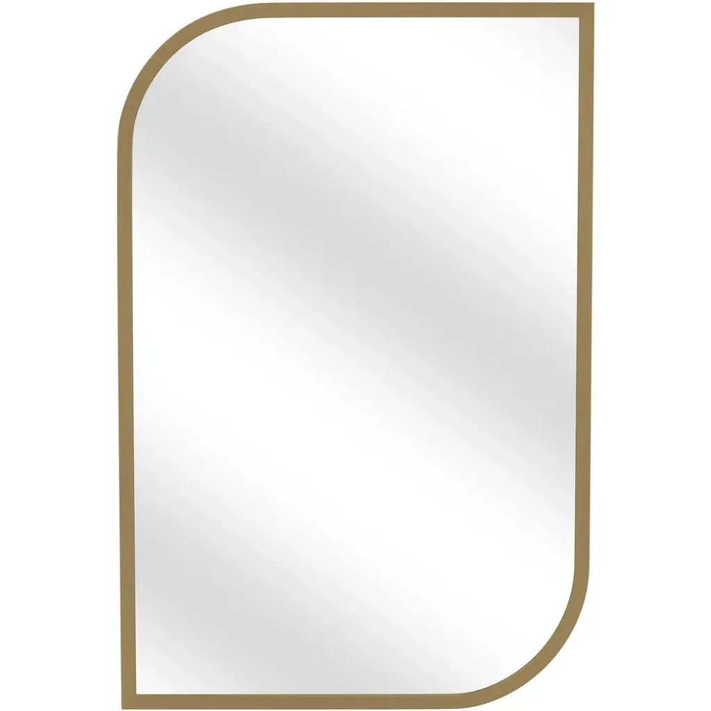 Motha Metal Gold Vertical Wall Mirror - LOOMLAN - Bassett Mirror - Wall Mirrors