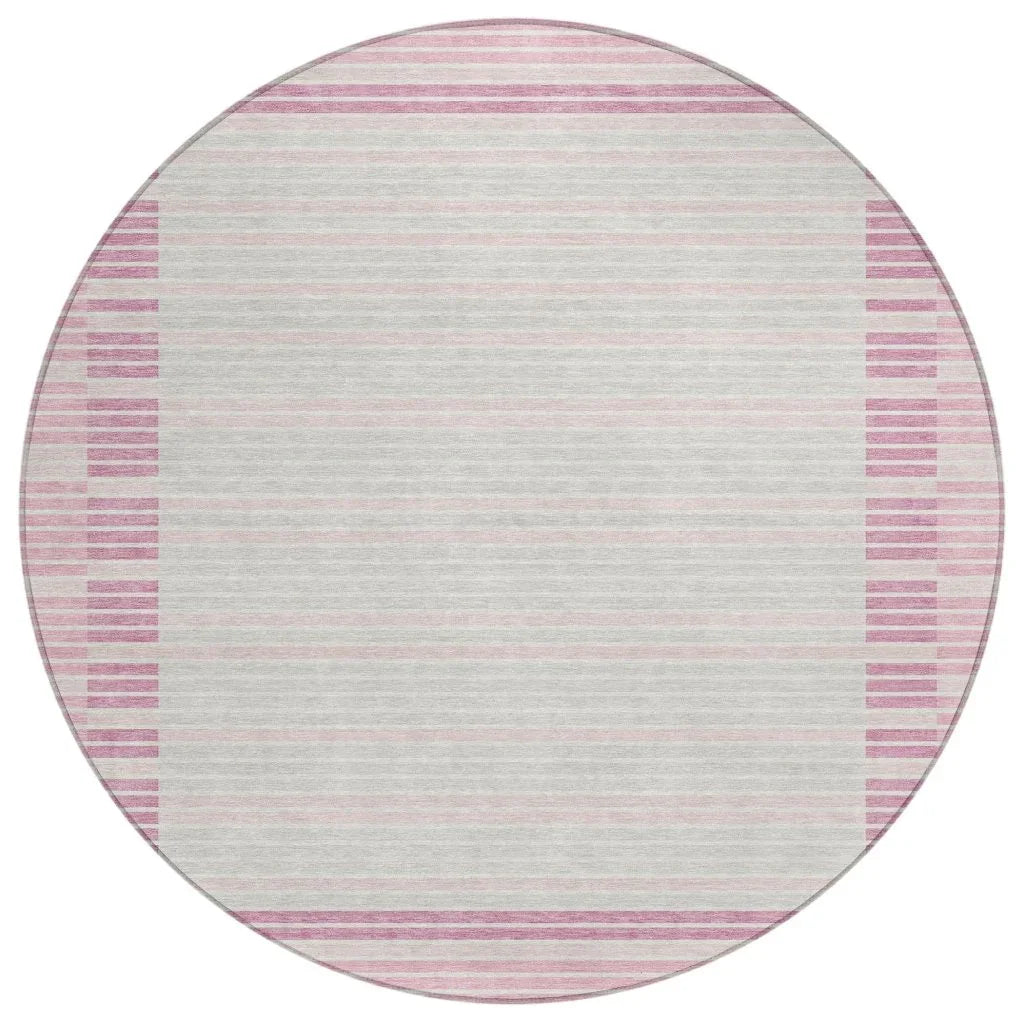 Motifa Pink Washable Indoor - Outdoor Rug - LOOMLAN - LOOMLAN Rugs - Outdoor Rugs
