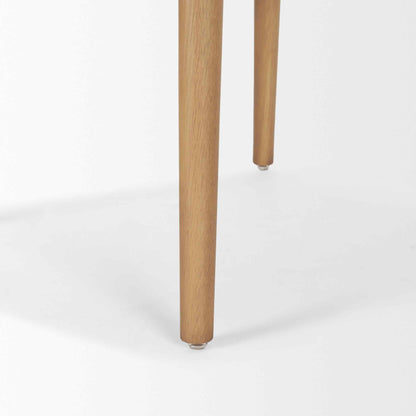 Motley Tan Leather Armless Dining Chair 2PC