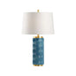 Mountain Pine Blue Glaze Ceramic Table Lamp - LOOMLAN - Wildwood - Table Lamps