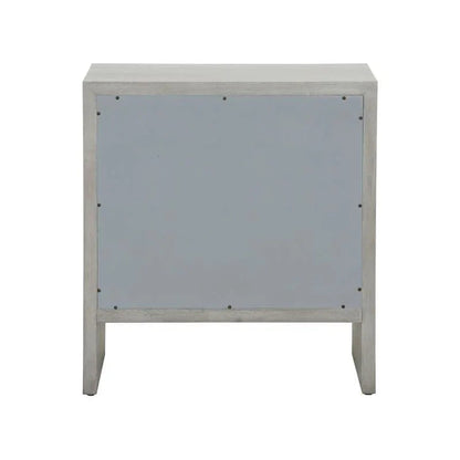 Moxy Grey Rectangular Bedside Table-Nightstands-Chelsea House-LOOMLAN