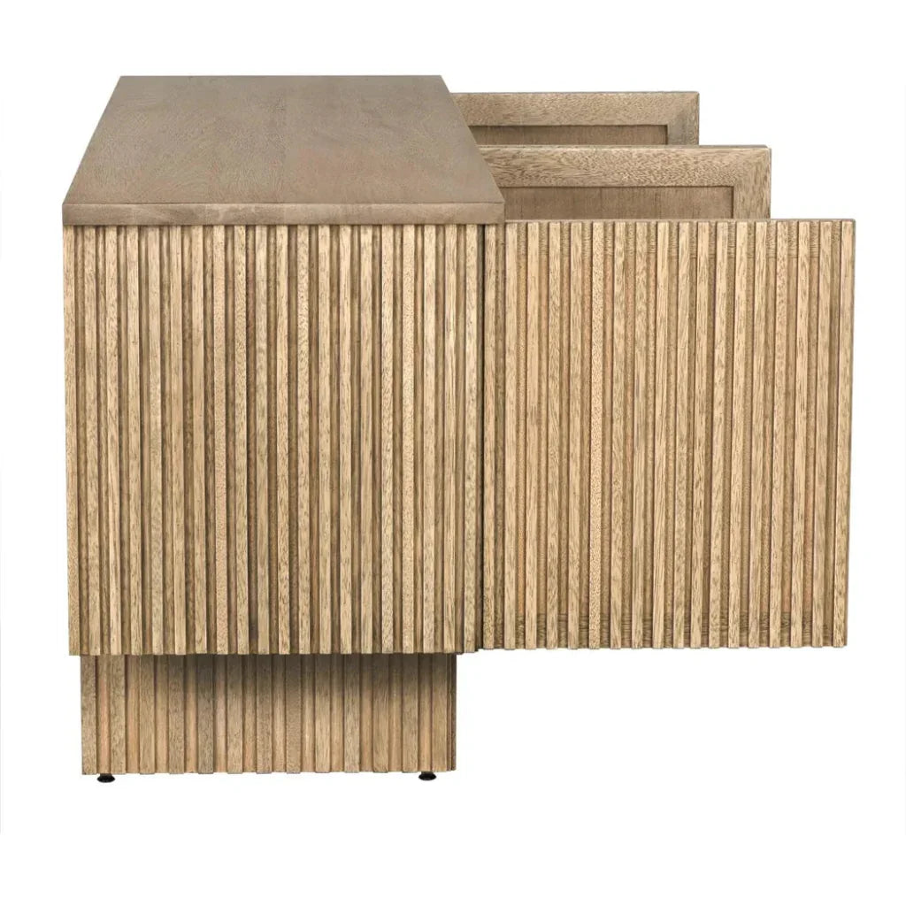 Mr. Smith Four-Doors Walnut Sideboard