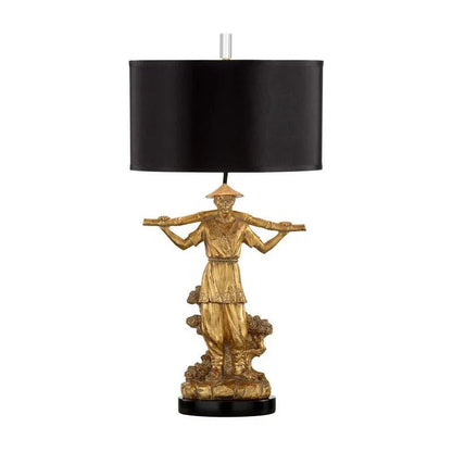 Mr. Wynn Marble Base Table Lamp - LOOMLAN - Wildwood - Table Lamps
