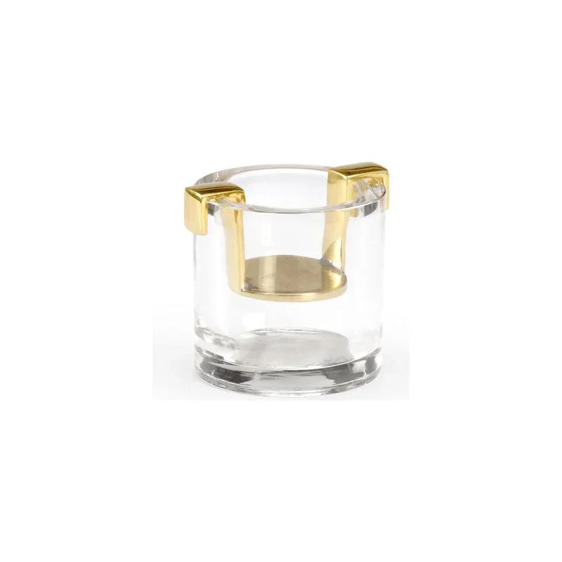 Mulberry Candlestick Brass Design Candleholder - LOOMLAN - Chelsea House - Candle Holders