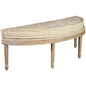 Mulligan Linen Backless Bench - LOOMLAN - Furniture Classics - Bedroom Benches