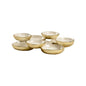 Multidimensional Featured Gold Tray - LOOMLAN - Chelsea House - Trays