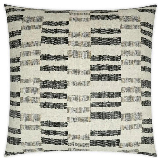 Mundo Western Chic Grey Large Throw Pillow Insert - LOOMLAN - D.V. Kap - Throw Pillows
