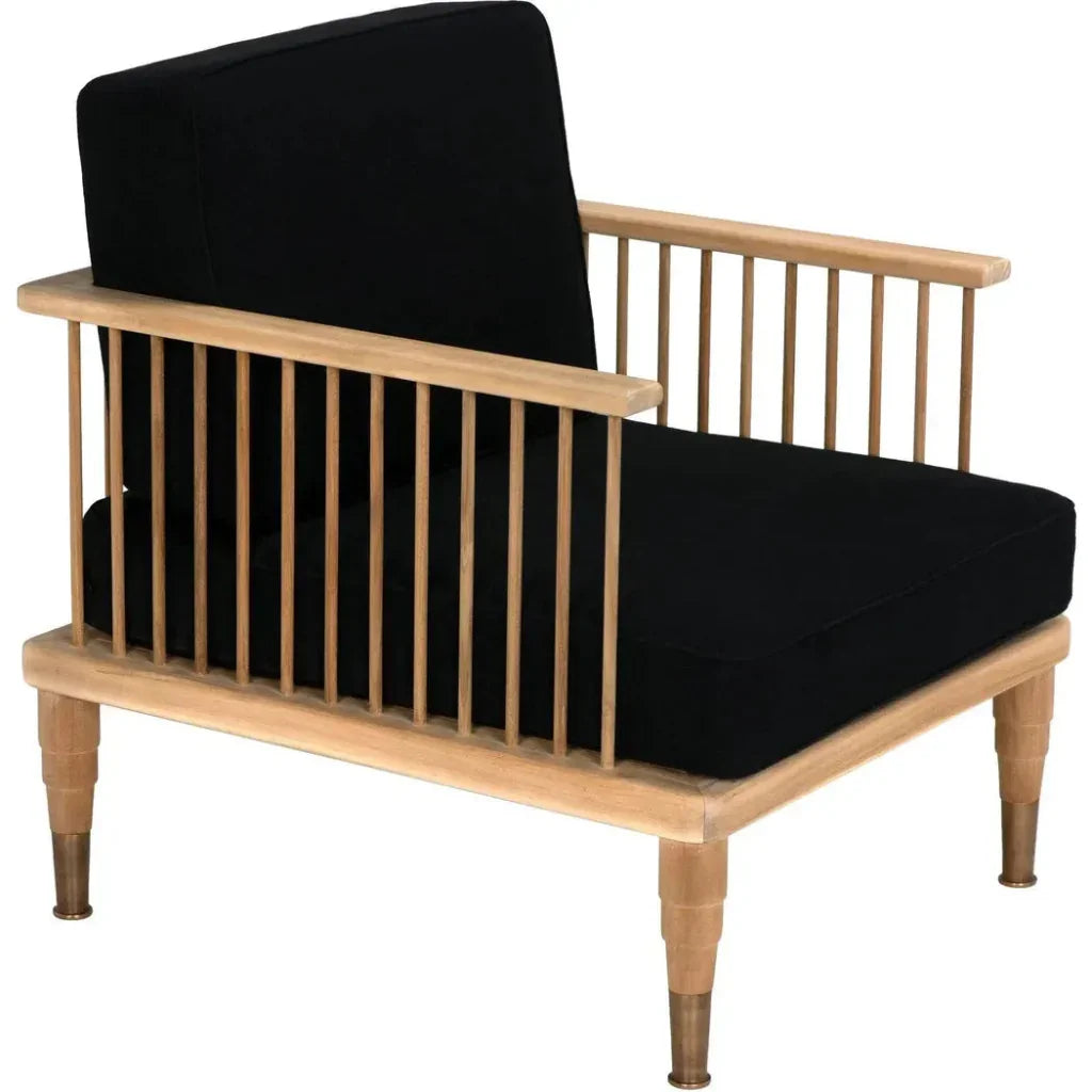 Murphy Chair, Teak - LOOMLAN - Noir - Accent Chairs