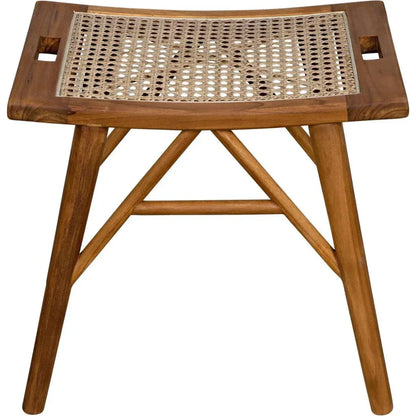 Murphy Stool Cane Seat - LOOMLAN - Noir - Poufs and Stools