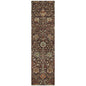 Muse Brown Washable Indoor-Outdoor Rug-Outdoor Rugs-LOOMLAN Rugs-2'3" x 7'6"-LOOMLAN