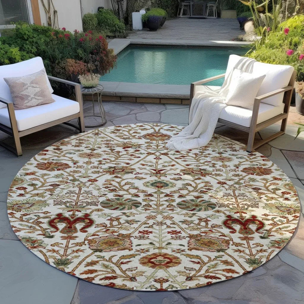 Muse Ivory Washable Indoor-Outdoor Rug-Outdoor Rugs-LOOMLAN Rugs-LOOMLAN