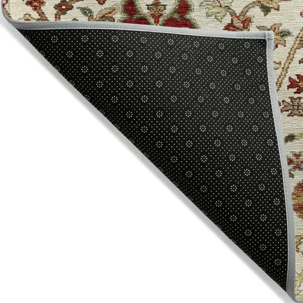 Muse Ivory Washable Indoor-Outdoor Rug-Outdoor Rugs-LOOMLAN Rugs-LOOMLAN