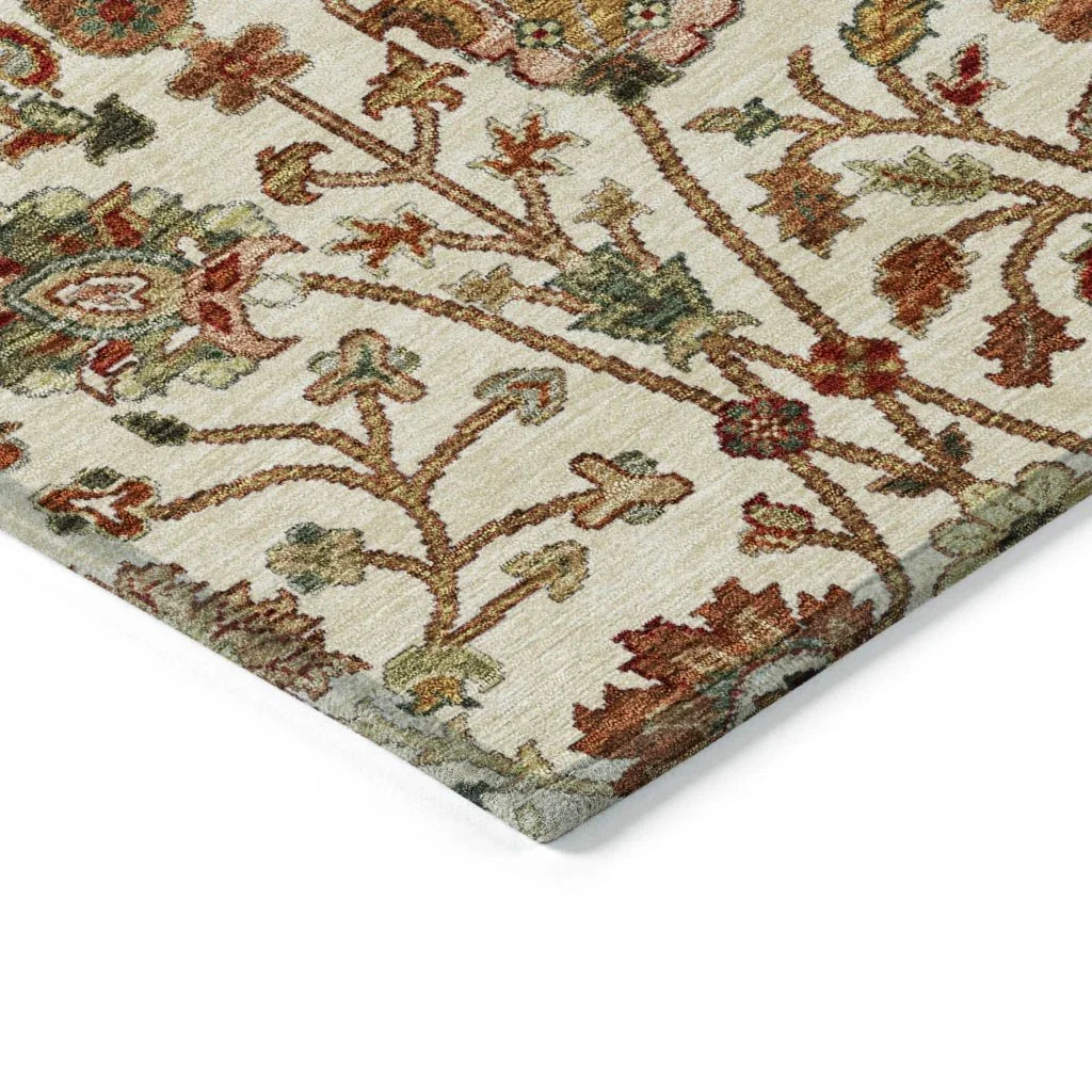 Muse Ivory Washable Indoor-Outdoor Rug-Outdoor Rugs-LOOMLAN Rugs-LOOMLAN