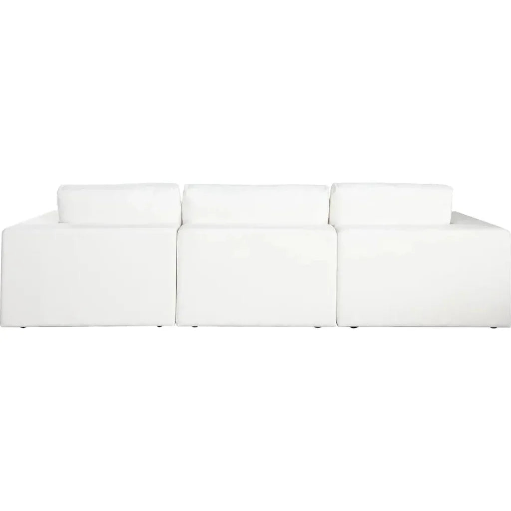 Muse Mist White 4PC Modular Reversible Chaise Sectional-Modular Sofas-Diamond Sofa-LOOMLAN