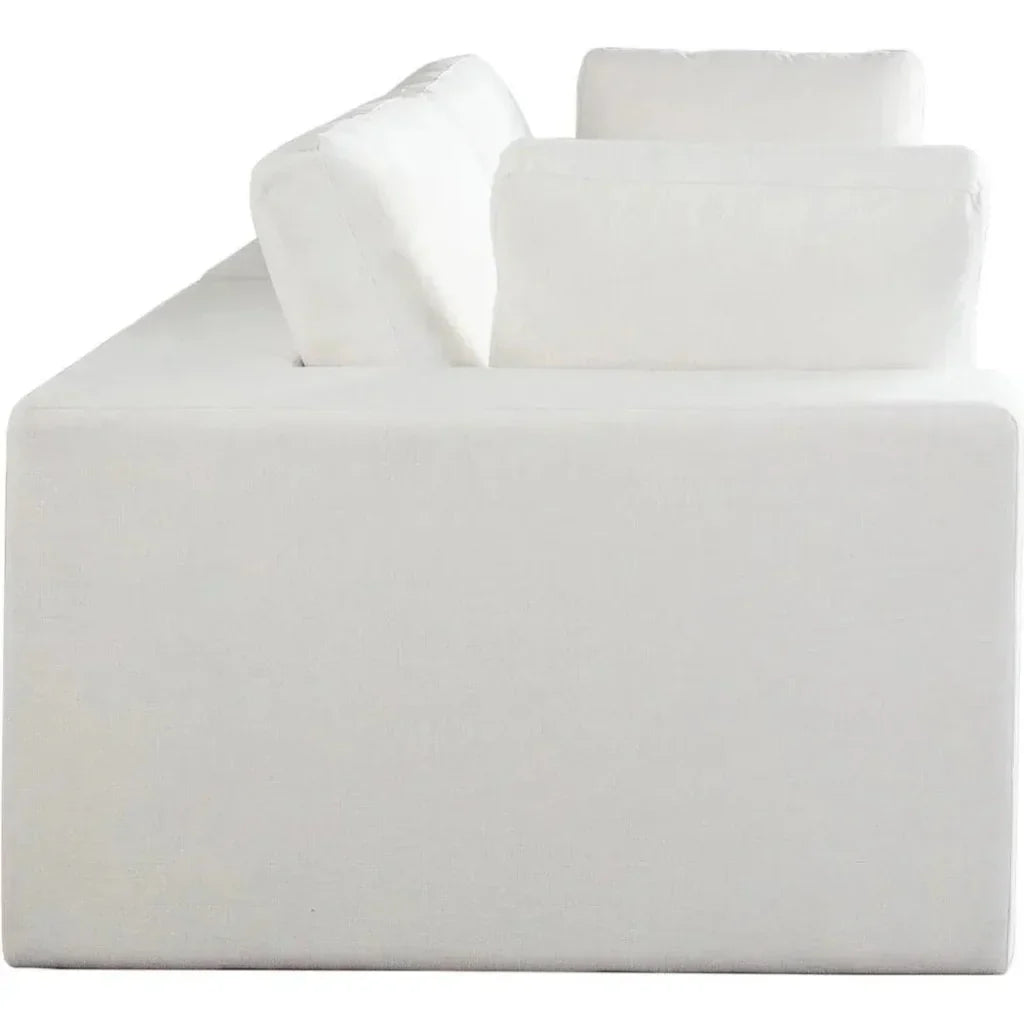 Muse Mist White Performance 2PC Modular Sofa - LOOMLAN - Diamond Sofa - Sofas & Loveseats