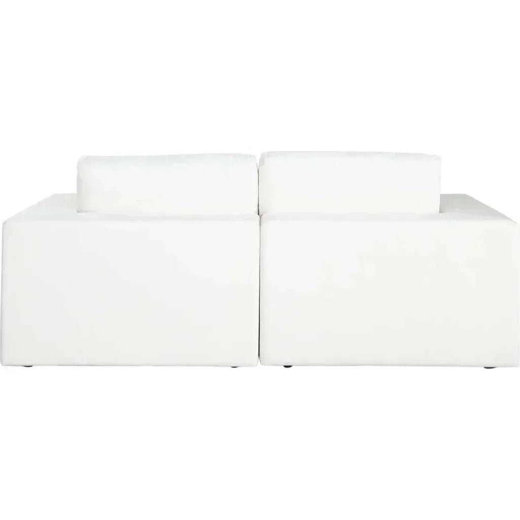 Muse Mist White Performance 2PC Modular Sofa - LOOMLAN - Diamond Sofa - Sofas & Loveseats